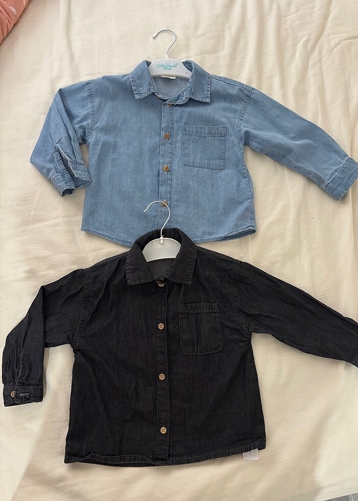 Erkek çocuk kot gömlek  ceket - Görsel 5