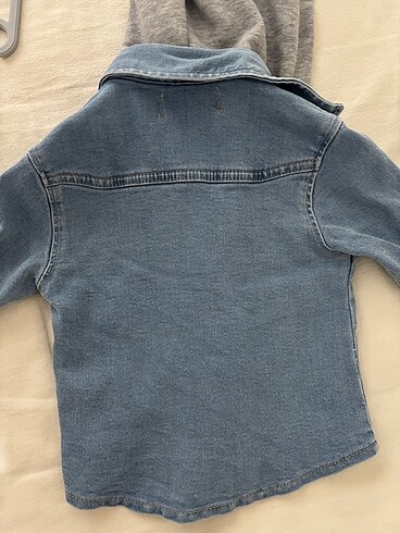 Erkek bebek kot ceket - Görsel 4