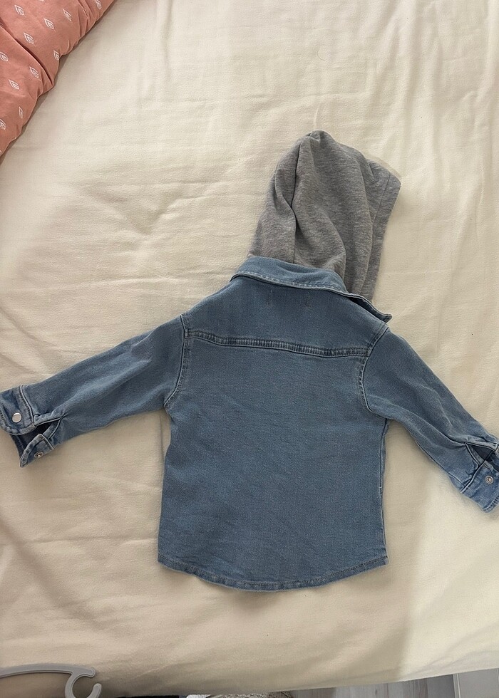 Erkek bebek kot ceket - Görsel 5