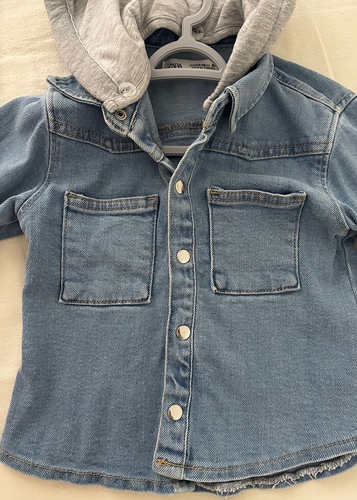 Erkek bebek kot ceket - Görsel 2