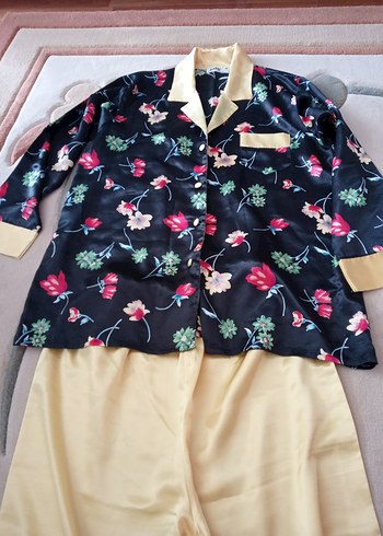 Kadın Vintage Mini Pijama Takımı - Görsel 4