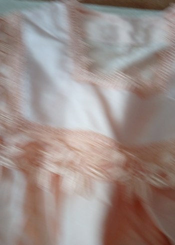 Pembe Uzun Kollu Midi Gecelik - Görsel 5