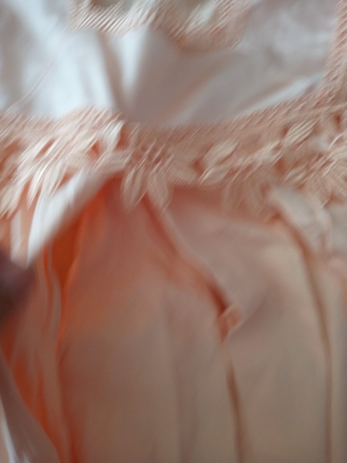 Pembe Uzun Kollu Midi Gecelik - Görsel 4