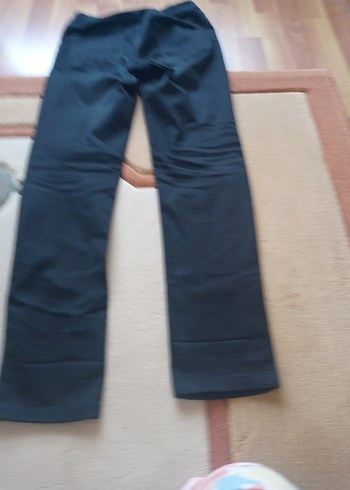 siyah  Belden Kemerli kız  Çocuk Kot Pantolon - Görsel 5