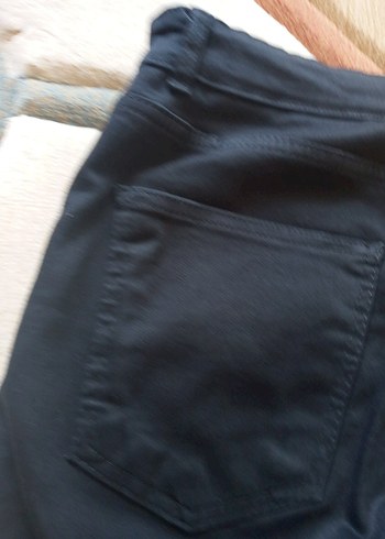 siyah  Belden Kemerli kız  Çocuk Kot Pantolon - Görsel 7