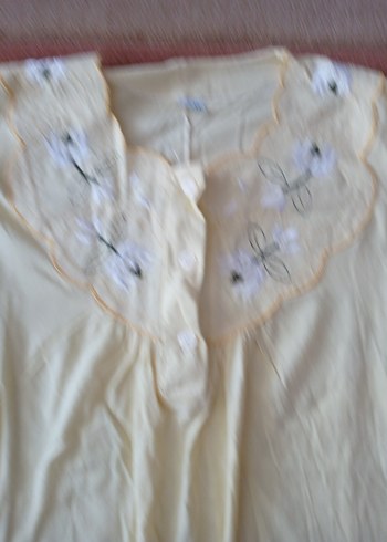 Nakışlı Beyaz Bohem Masa Örtüsü - Görsel 5