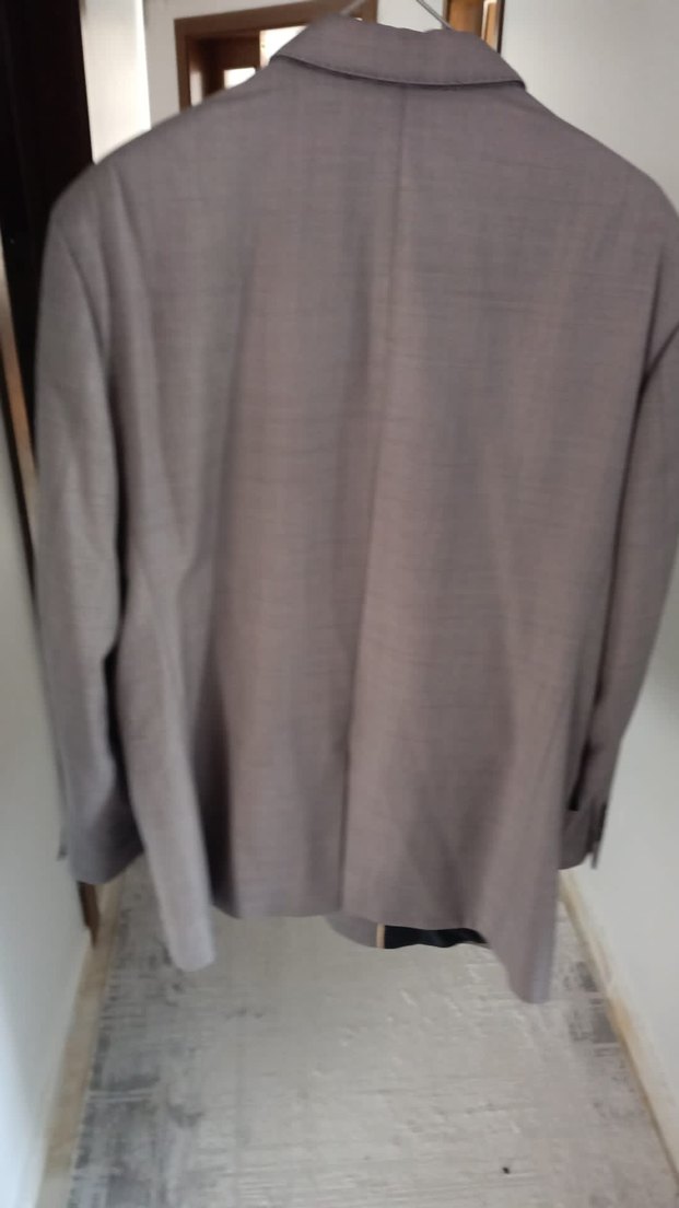 Düğmeli Gri Erkek Takım Ceketi - Görsel 3