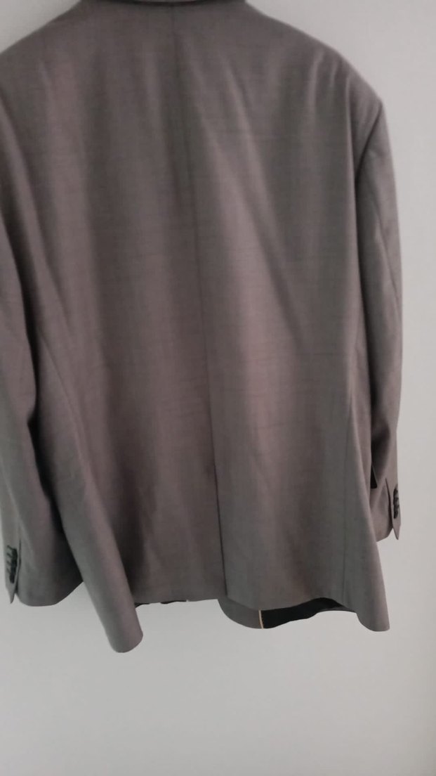 Düğmeli Gri Erkek Takım Ceketi - Görsel 2