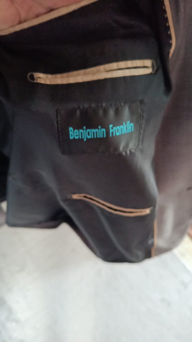 Düğmeli Gri Erkek Takım Ceketi - Görsel 5