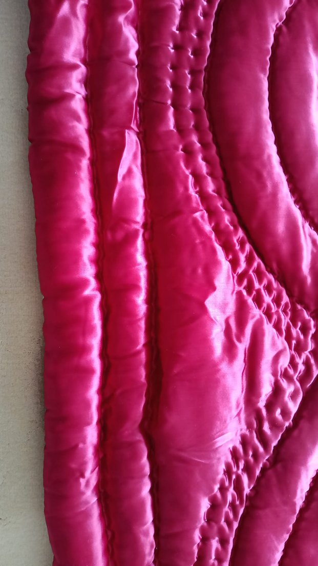 Diger Parlak Pembe Kapitone - Görsel 3