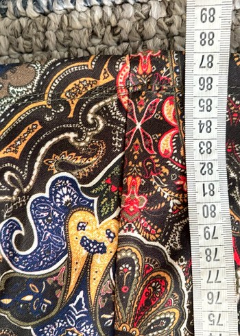 Bohem Tarz Çok Renkli Uzun Desenli Kadın Elbise - Görsel 8