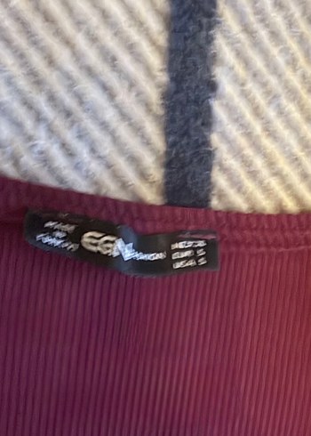 Bordo V Yaka Kadın Uzun Kollu Bluz - Görsel 3