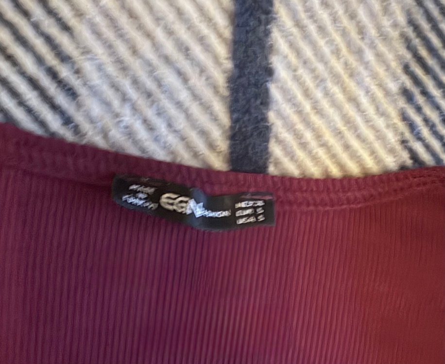 Bordo V Yaka Kadın Uzun Kollu Bluz - Görsel 3