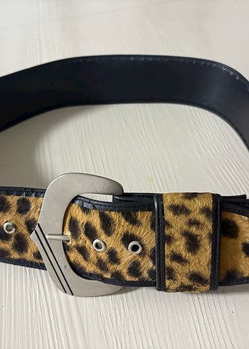 Leopar Desenli Tokalı Kadın Kemer - Görsel 4