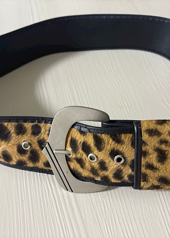Leopar Desenli Tokalı Kadın Kemer - Görsel 6