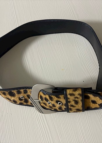 Leopar Desenli Tokalı Kadın Kemer - Görsel 8