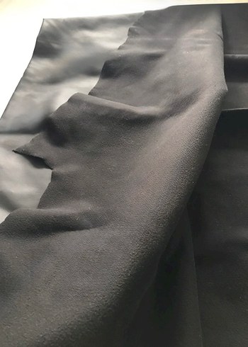 Siyah deri kumaş - Görsel 4