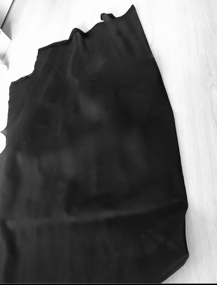 Siyah deri kumaş - Görsel 3