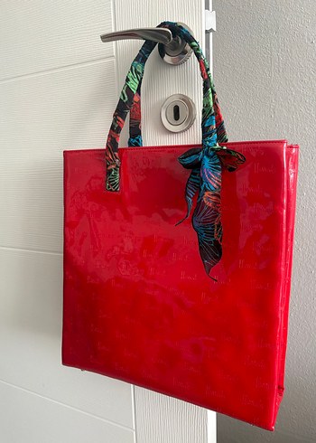 Parlak Kırmızı Kadın Çanta - Görsel 3