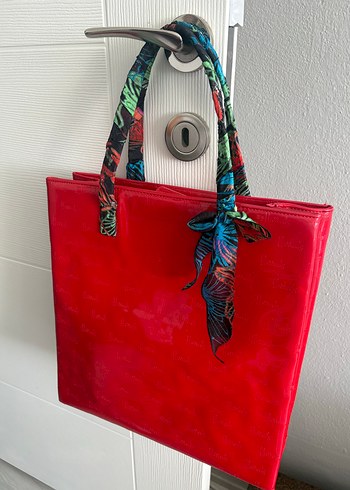 Parlak Kırmızı Kadın Çanta - Görsel 11