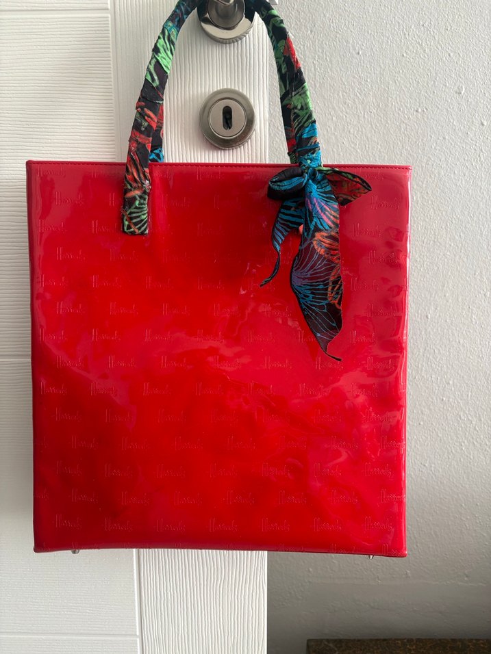 Parlak Kırmızı Kadın Çanta - Görsel 5