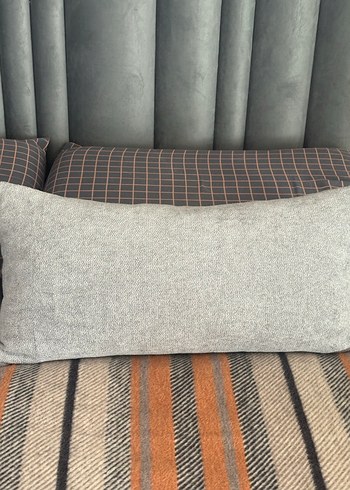 Gri Modern dikdörtgen kırlent - Görsel 9