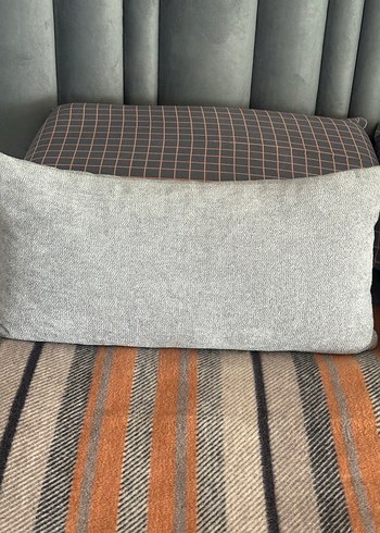 Gri Modern dikdörtgen kırlent - Görsel 2