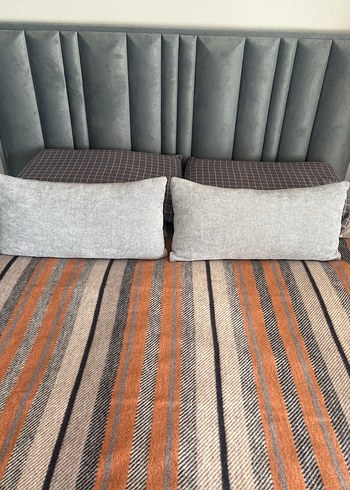 Gri Modern dikdörtgen kırlent - Görsel 6