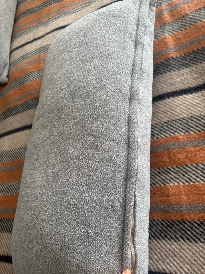 Gri Modern dikdörtgen kırlent - Görsel 5