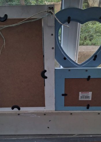 Turkuaz ve Gri Dekoratif Çerçeveler ayna - Görsel 6