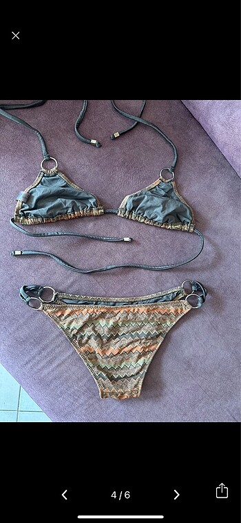 34 Beden çeşitli Renk Bikini takımı