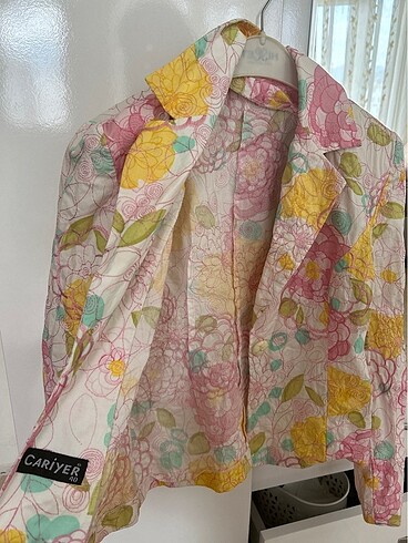 40 Beden Blazer çiçekli ceket
