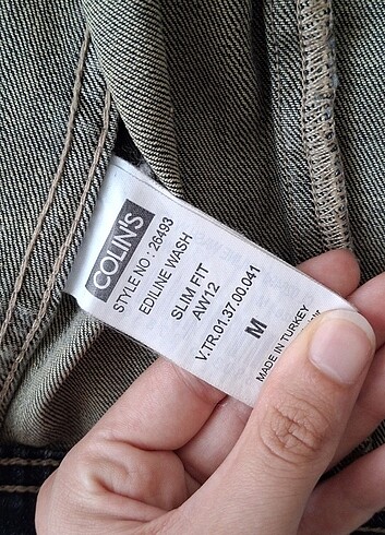 m Beden lacivert Renk Colin's Est 83 Vintage Ceket