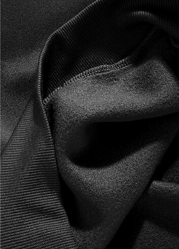m Beden siyah Renk Unisex Düz Siyah Oversize Sweatshirt 