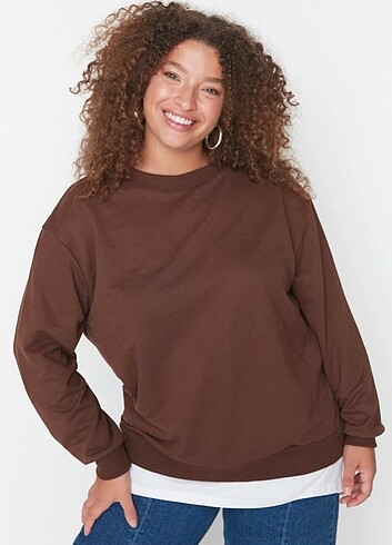 Taba rengi sweatshirt 