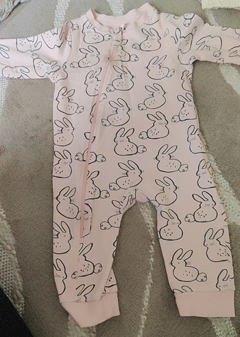 Kız Bebek 5 li set sweat pijama muslin tulum gomlek - Görsel 5