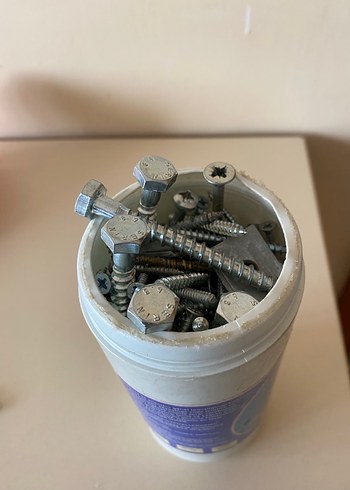 Gri Çeşitli Çivi ve Vida Seti - Görsel 7