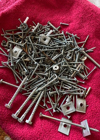 Gri Çeşitli Çivi ve Vida Seti - Görsel 5