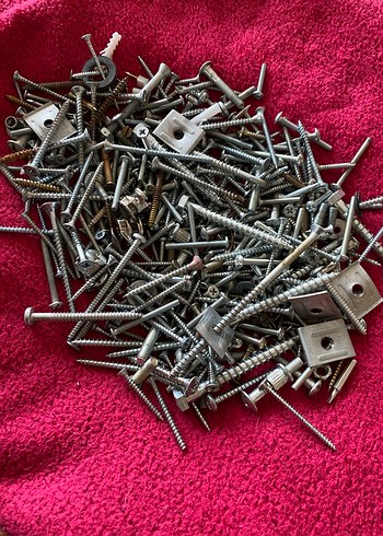 Gri Çeşitli Çivi ve Vida Seti - Görsel 4