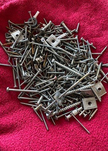 Gri Çeşitli Çivi ve Vida Seti - Görsel 3