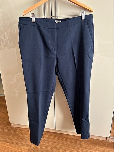 H&M likralı yazlık lacivert pantalon
