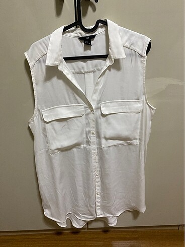 H&M kolsuz beyaz gömlek