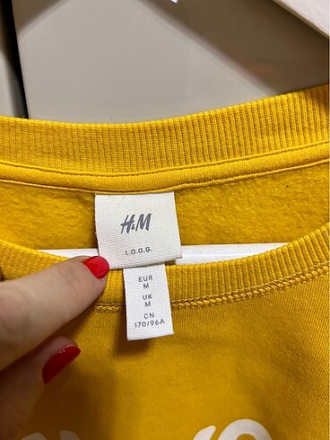 H&M H&M - sarı kışlık sweatshirt