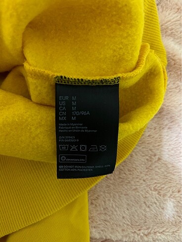 m Beden sarı Renk H&M - sarı kışlık sweatshirt