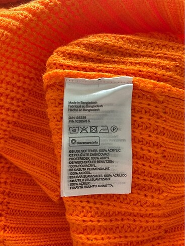 m Beden turuncu Renk H&M kavuniçi süveter