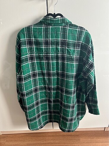 xs Beden yeşil Renk Gusto oduncu oversize gömlek yeşil kareli