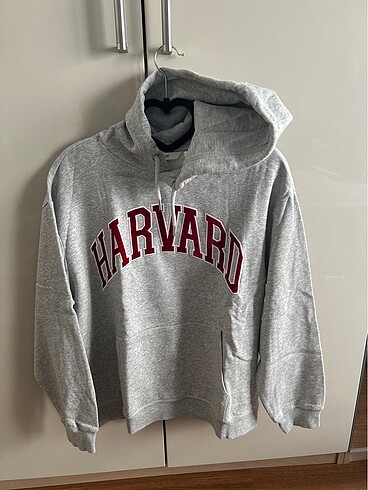 H&M gri kışlık sweatshirt