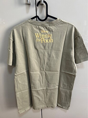 m Beden Pull and bear - winnie the pooh açık haki tişört