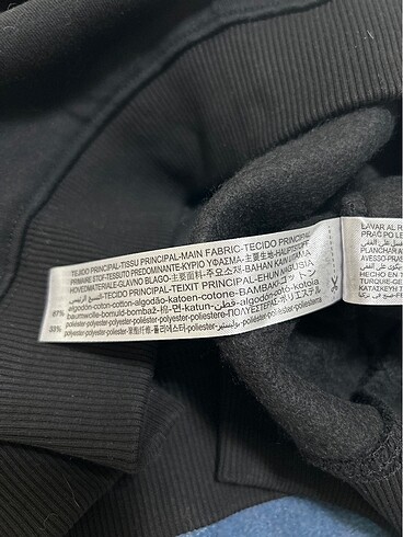 Bershka - ayıcık desenli oversize siyah sweatshirt - Görsel 4