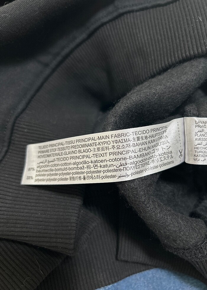 Bershka - ayıcık desenli oversize siyah sweatshirt - Görsel 4